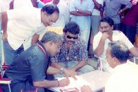 Director Vijaya Bapineedu Movie Working Stills